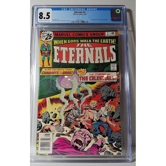 Eternals #2 CGC 8.5 1st Ajak & Celestials Jack Kirby 1976 Marvel Key - Picture 3 of 4